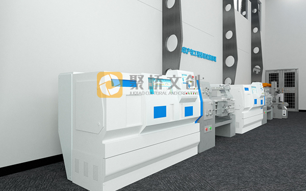 科技企業展廳設計，企業風格化展廳設計，展廳設計