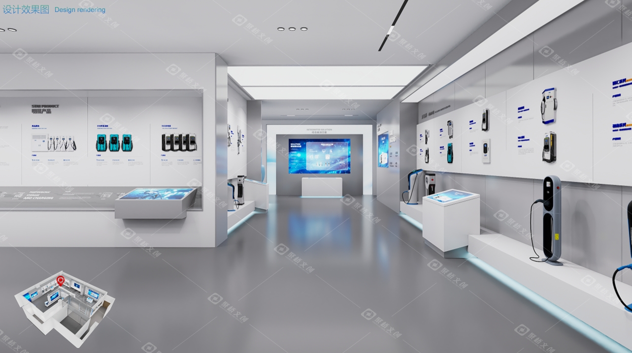 新能源企業展廳設計